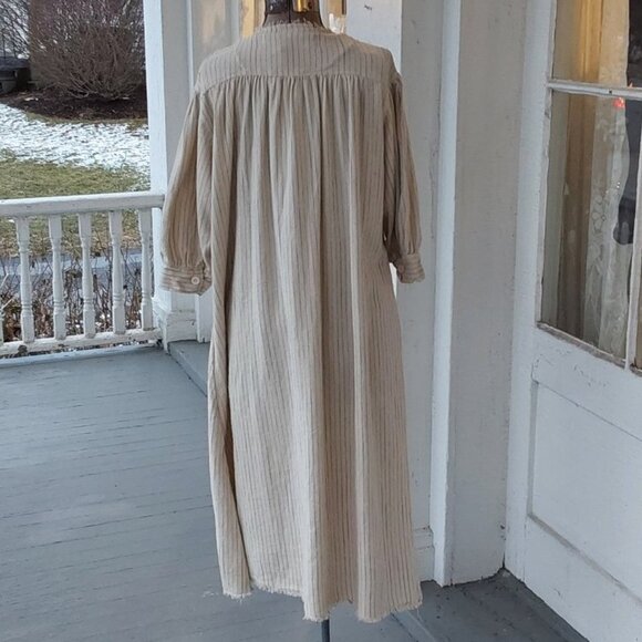 Magnolia Pearl Woven Bibby Dress, Little Shell OS - Picture 3 of 10